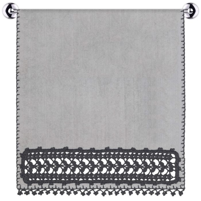 Decorative Handmade Towel And Crochet Soap Save Set Main Image