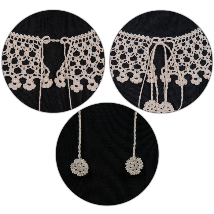 Handmade Customizable Lace Necklace Collar Details Shots