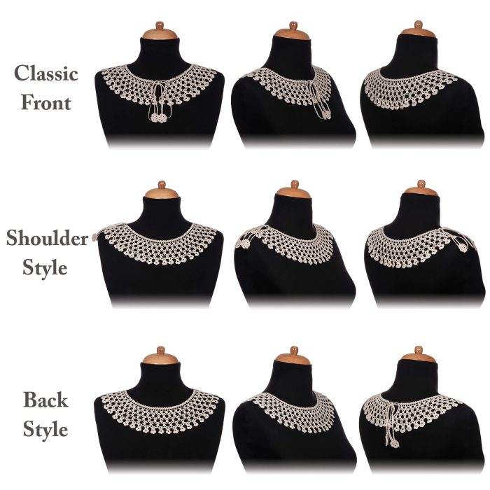 Handmade Customizable Lace Necklace Collar Shoulder Style Shots