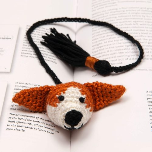 Amigurumi Crochet Plushie Animal Toy Bookmark With Tassel