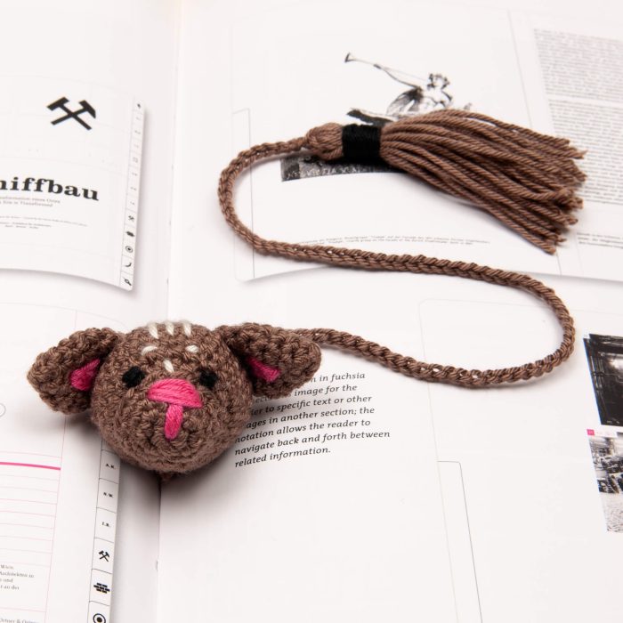 Crochet Handmade Baby Koala Plushie Amigurumi Bookmark