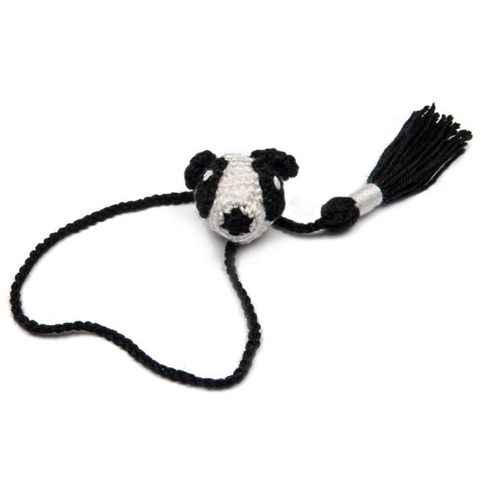Handmade Crochet 3D Amigurumi Knitted Bookmark Panda Gift for Book Lovers Single Shot
